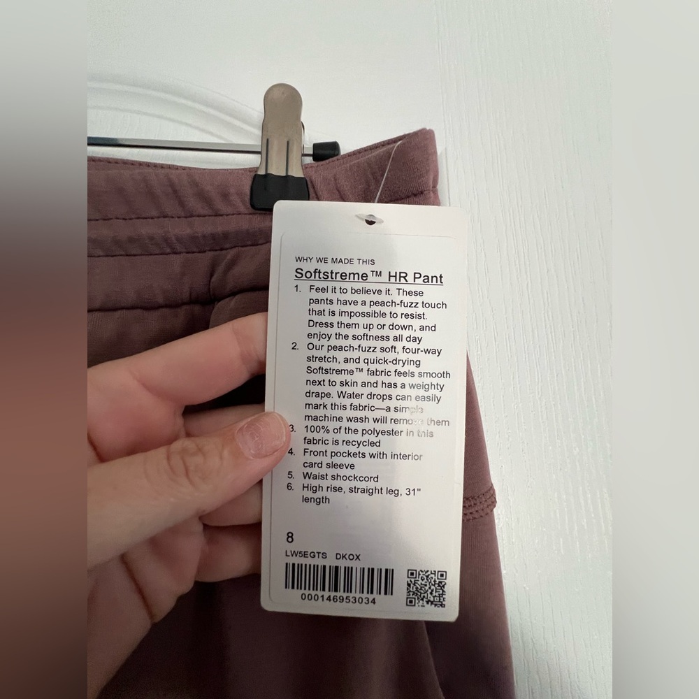 Lululemon soft stream high-rise pant- dark oxide - Picture 2 of 3